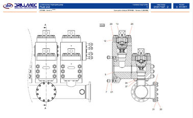 Модуль конца насоса грязи Drillmec 12T1600 жидкий, вкладыши, поршени, valevs, Drillmec 14T220, насос грязи Drillmec 9T100 поставщик